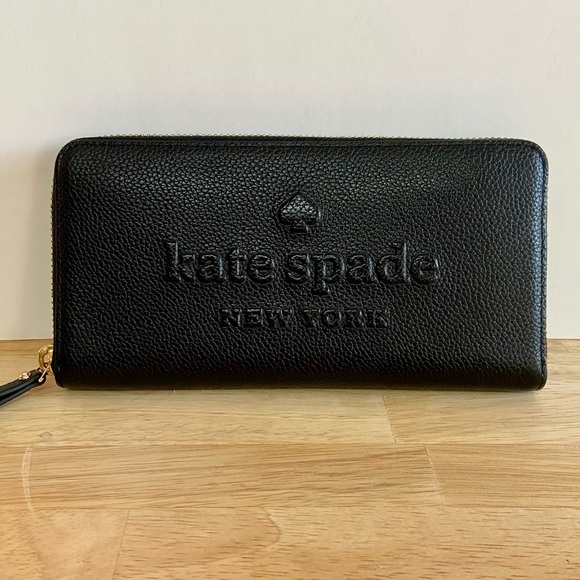 kate spade Handbags - ⚡️Host Pick⚡️Kate Spade Logo Embossed Larchmont Avenue Zippered Wallet